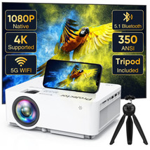 Portable Outdoor Projector with Max 300&quot; Display, Movie Projector | Bundle - $359.96