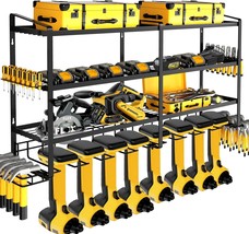 Tool Storage Rack With Screwdriver, Plier, And Hammer Holders, Garage Tool - $50.95