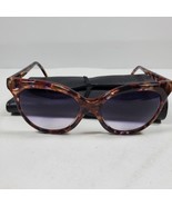 Vintage NOS Essedue Sunglasses Diamante 194 52 Tortoise Shell w/ Purple - $29.00