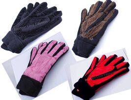 1 Pair Women&#39;s Ladies&#39; Fleece Winter, Working, Driving Gloves #5088 - €4,27 EUR
