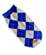 Argyle Doggy Sweater for Large  Dog Blue White Acrylic Machine Wash Soft... - $218.29 MXN