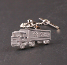 7/8&quot; Olympia Beer Semi Truck Aluminum Vintage Pinback Tie Tack / Lapel Pin - £20.66 GBP