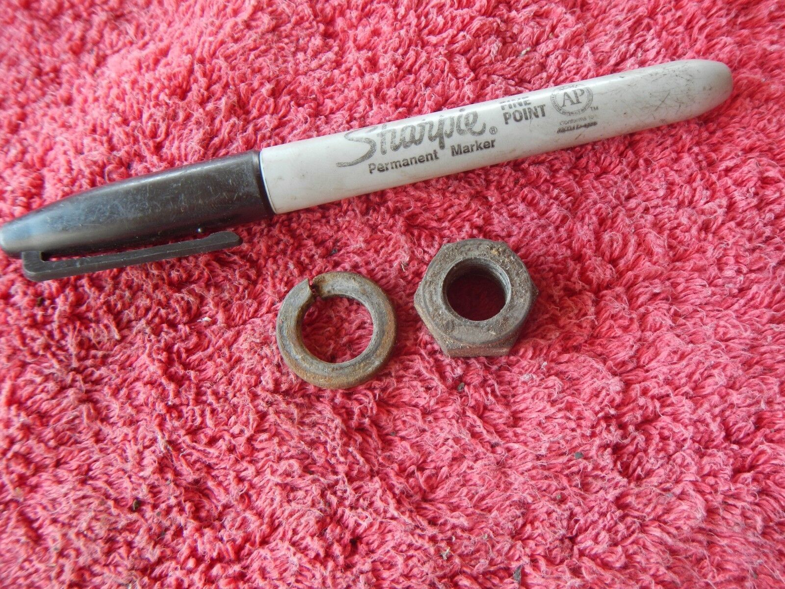 Magneto flywheel rotor mount nut 1962 Rex 50 KL35 KL30 CycloThrust - $13.85
