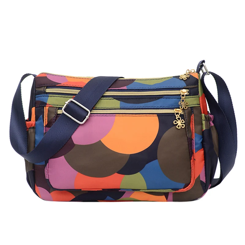 Fashion Multi Pockets Women Messenger Bag High Quality Durable Fabric Ha... - $21.91