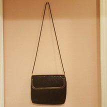 Vintage black small purse. .  Size 9.5x6.5x1.5” - £14.05 GBP