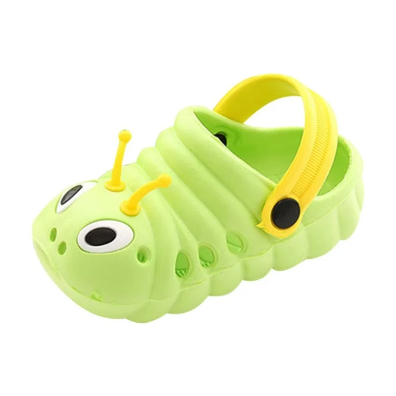 Ute cartoon caterpillar beach sandals babies summer slippers high quality kids slippers thumb200