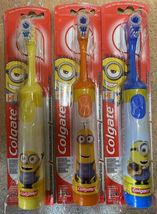 3 Pack Colgate Dispicable Me Battery Powered Toothbrushes ( Minions ) - $17.77