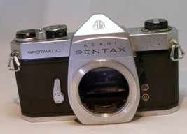 Pentax Spotmatic SP ASAHI Silver 35mm SLR Vintage Film Camera - $83.45