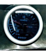 2&quot; 52mm CNSpeed Mechanical Smoked Car Analog Boost Gauge PSI with Hose P... - $41.58 CAD