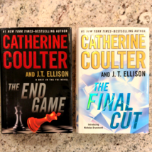 Catherine Coulter 2 Book Bundle, Hardcover, The Final Cut, The End Game - £2.96 GBP