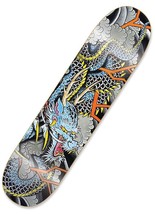 Blue Dragon Maple 8.75&quot; Skate Deck Japanese Style Tattoo Art by Clark No... - $69.00