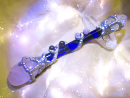 HAUNTED CRYSTAL WAND MASTER OF COMMANDS HIGHEST LIGHT COLLECT OOAK MAGICK image 2
