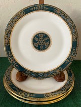 Royal Doulton CARLYLE Salad Plates Set of 4 Made in England - £86.50 GBP