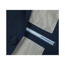 Men RENOIR suit Solid Two Button Business Formal Year Round Slim Fit 201-19 Navy image 4
