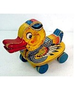 VTG FIsher Price Wooden Pull Toy &quot;Gabby Duck&quot;  1952-1953 #767 Made in US... - £233.15 GBP