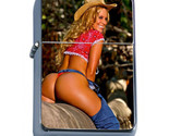 Country Pin Up Girls D21 Flip Top Dual Torch Lighter Wind Resistant - $16.78