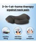 Soothe-3-in-1 Neck Massager Cervical Pillow Hot Compress Vibration Massa... - $57.89 CAD+