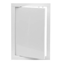 8&quot; x 12&quot; White Plastic Access Panel Door Opening Flap Cover Plate - Plum... - £23.58 GBP