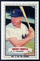 1965 Topps Bazooka #1 Mickey Mantle Reprint - MINT - New York Yankees - £1.56 GBP