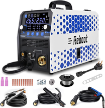 120V/240V 250Amp 6 in 1 Gas/Gasless Flux Core Mig/Stick/Lift Tig/Spot Welding/Sp - £419.63 GBP