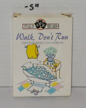 Walk Don't Run Tips for Reducing Stress All in the Cards by Beth Mende C... - $24.70