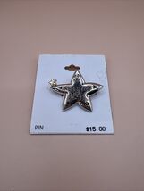 Classic Pin Brooch Reach For The Stars Smiling Face Signed Dancraft Conf... - $9.89