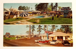 Mansion Park Motor Lodge Motel Old Cars South Carolina SC Dexter Postcard 1959 - $5.99