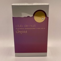 Club De Nuit Untold By Armaf Eau De Parfum Unisex Spray 3.6oz ~ New & Sealed - $88.00