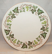 Wedgwood Santa Clara Cake Plate Dish 24cm 9.5 inch  Grapes Leaves England AS-IS - £36.40 GBP