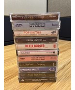 Lot of 10+  Pop Music Cassette Tapes Loggins Diamond  Midler Dayne Sinat... - $30.21 CAD