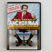 Anchorman: The Legend of Ron Burgundy DVD Unrated Will Ferrell - £7.09 GBP