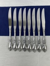 Oneida Louisiana Set of 8 Dinner Knives Community Stainless Flatware Flo... - £23.84 GBP