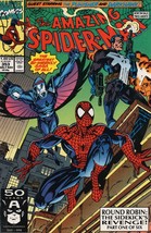 Marvel Comics Amazing Spiderman Volume 1 # 353 F/VF w/ Punisher &amp; Darkhawk - £1.59 GBP