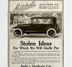 1916 Mitchell Mid Year Six Automobile Stolen Ideas Advertisement Motor L... - £15.72 GBP