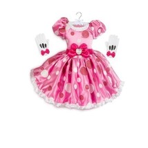 Disney Minnie Pink Dress Costume with Gloves (9/10) - £63.26 GBP