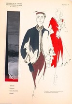 L’officiel De La Couleur Des Industries De La Mode No. 6 Hiver 1952 Plate 8 - $65.86