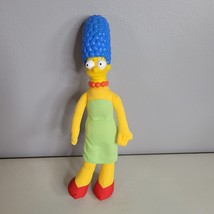 The Simpsons Marge Simpson Plush 12&quot; Tall 1990 VTG Head is Hard Plastic - $10.99