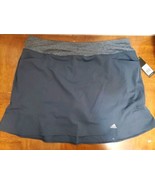 ADIDAS Navy Blue Golf Skort Flare Flex Waist Stretch Pockets Black Size ... - €20,09 EUR