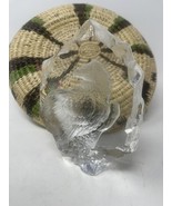 Mats Jonasson Lead Crystal Eagle Sculpture Paperweight Signed Numbered 5.5” - $45.99
