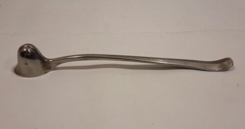 Vintage Leonard Silver plate Candle Snuffer 10 INCH   ITALY - $19.51