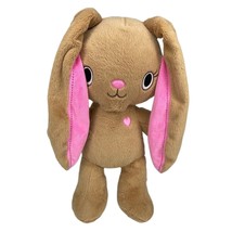 Build A Bear Kabu Pawlette Brown Bunny Rabbit Pink Heart Plush 2018 17&quot; Stuffed - £15.81 GBP