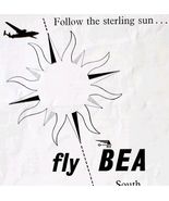 1952 British European Airways BEA Aviation Advertisement Sphere UK Impor... - $363.77 MXN