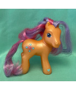 My Little Pony Sew-And-So plastic toy figure G3 2002 Hasbro orange shimm... - £3.95 GBP