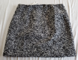 NWT Tahari Elana Black &amp; White Short Length Skirt Size 12 Wool Blend - £23.73 GBP