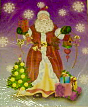 Vinyl Static Window Clings Christmas Santa Claus New Decor Crafts Scrapbooking - £6.73 GBP