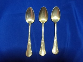 3 old tea spoon  Christofle france silverplated  - $54.45
