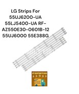 LED Strips For 55UJ6200-UA 55LJ5400-UA RF-AZ550E30-0601B-12 55UJ6000 55E... - $33.85 CAD
