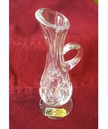 Genunie Lead Cristal Handcut Western Germany Vase Cruet w/ Handle Over 2... - $360.99 MXN