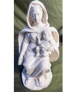 Signed Religious Madonna Virgin Mary Numbered Art Statue Figurine Christian - $67.21 CAD