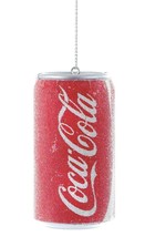 Kurt Adler Coca Cola Coke Can Christmas Tree Ornament blow molded plasti... - $9.97